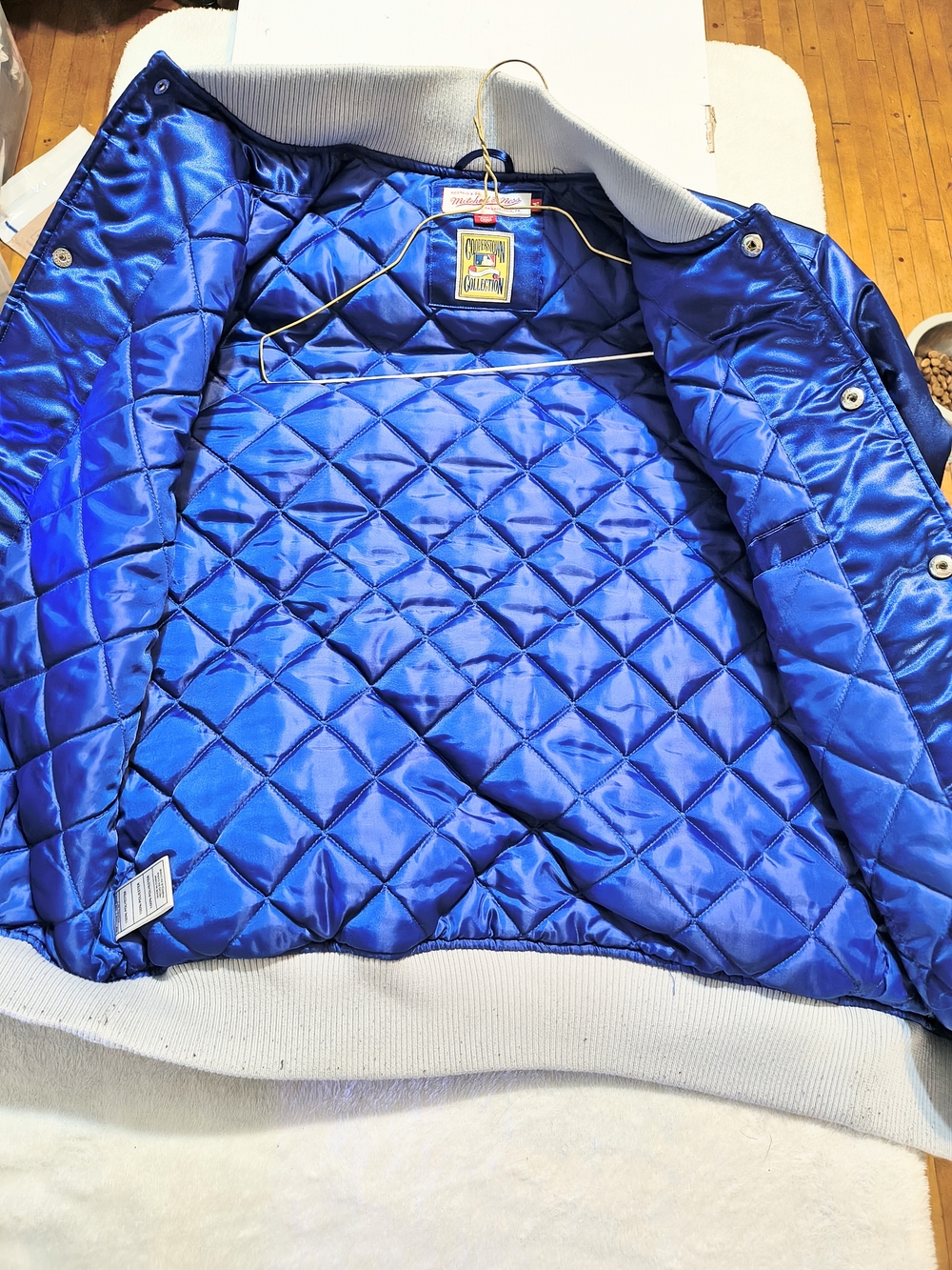 Michell & Ness LA Dodgers Satin Coaches Jacket Cooperstown Collection Medium - Picture 5 of 12
